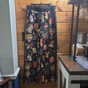 Ed Hardy Black NWOT Womens Wide Leg Joggers Size Small